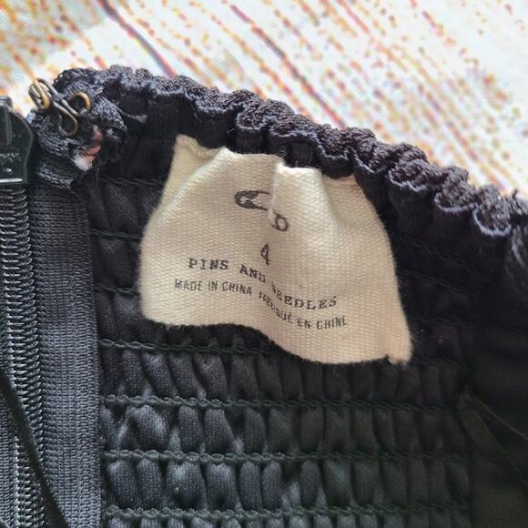 Pins and Needles Black Strapless Dress Size 4 - Picture 7 of 8